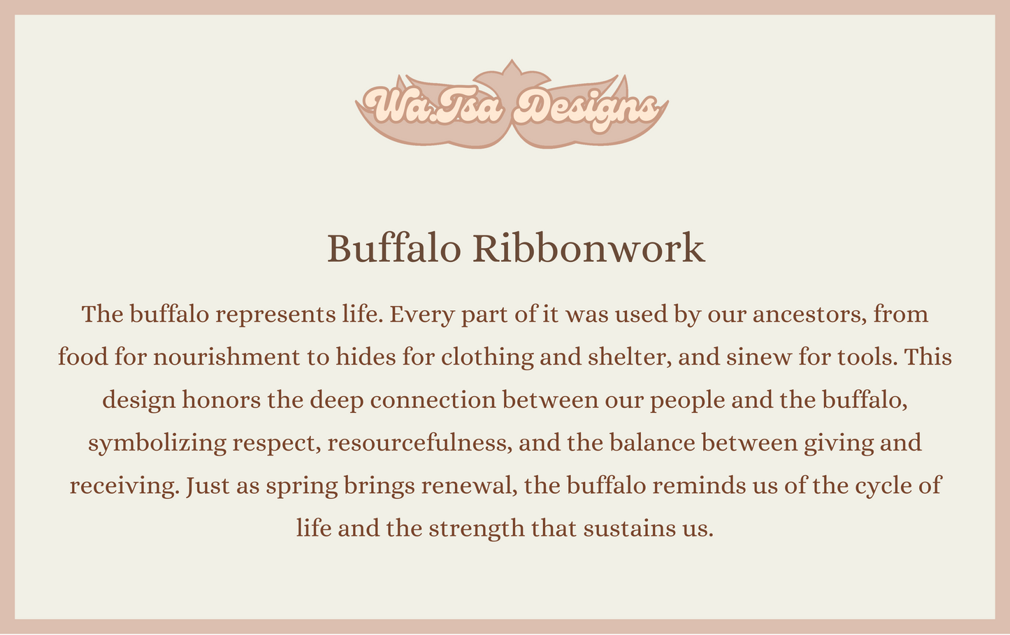 Buffalo Ribbonwork Apron