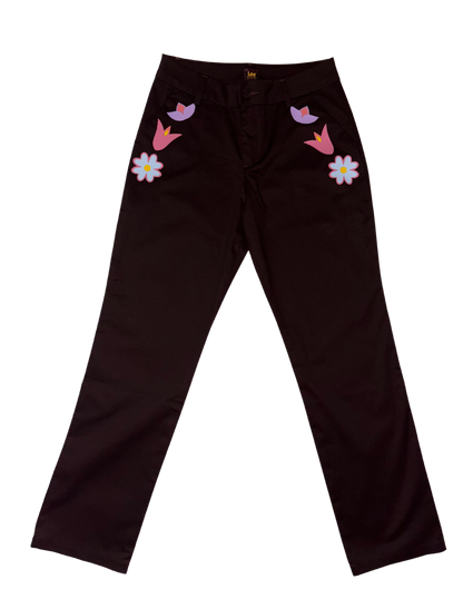Floral Pocket Slacks