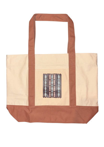 "Stars Ribbonwork" Tote