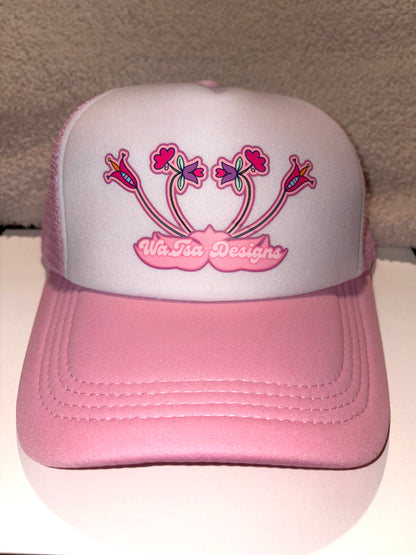 Wa.Tsa Designs Floral Trucker Hat