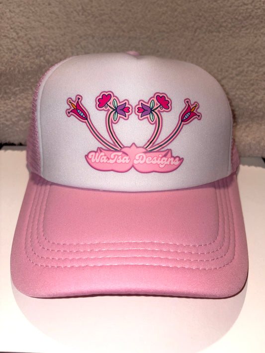 Wa.Tsa Designs Floral Trucker Hat