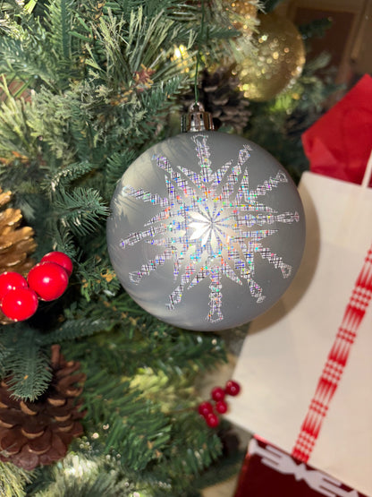 Ribbonwork Snowflake Ornament