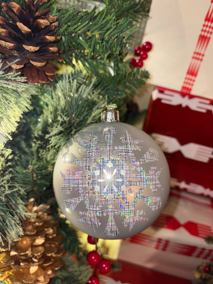 Ribbonwork Snowflake Ornament