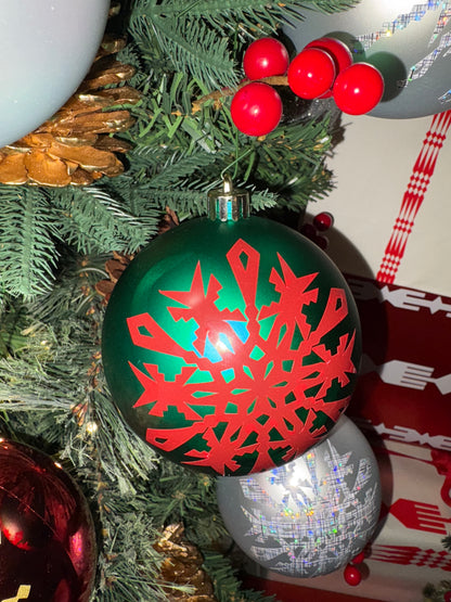 Ribbonwork Snowflake Ornament