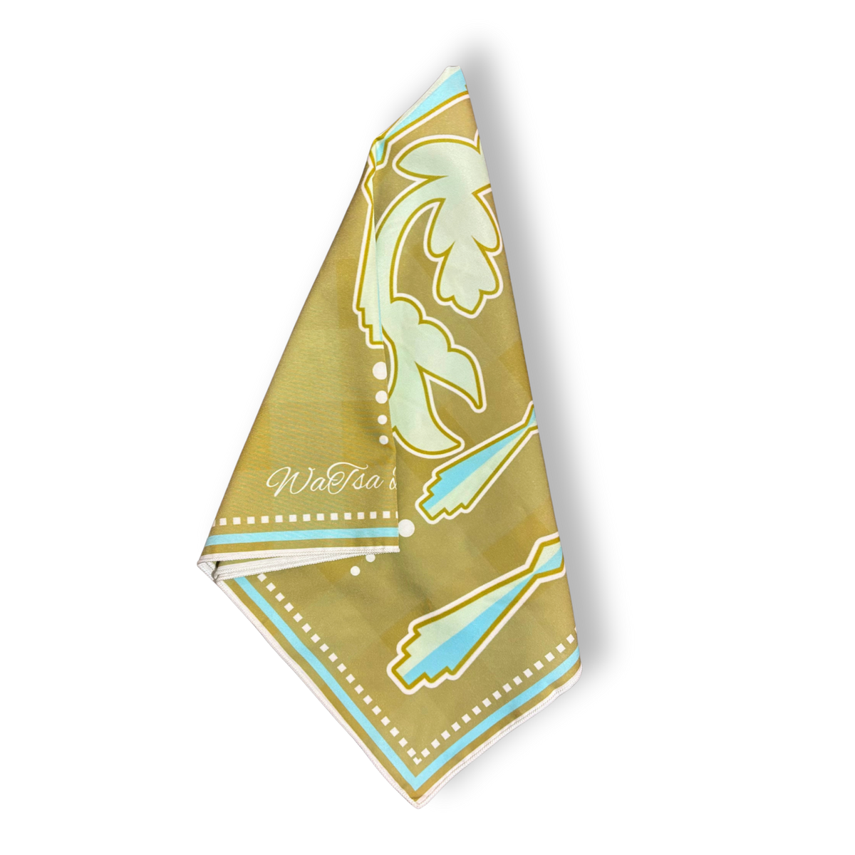 Plaid Ribbonwork Scarf